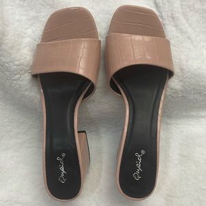 Cupid Slide Block Heel Mule - Size 8.5